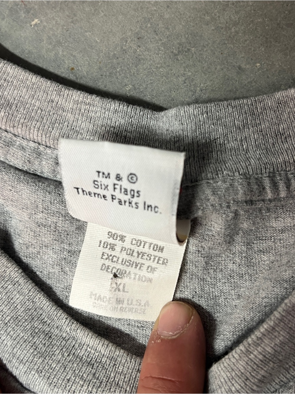 1990s Six Flags Tee - Picture 4 of 6